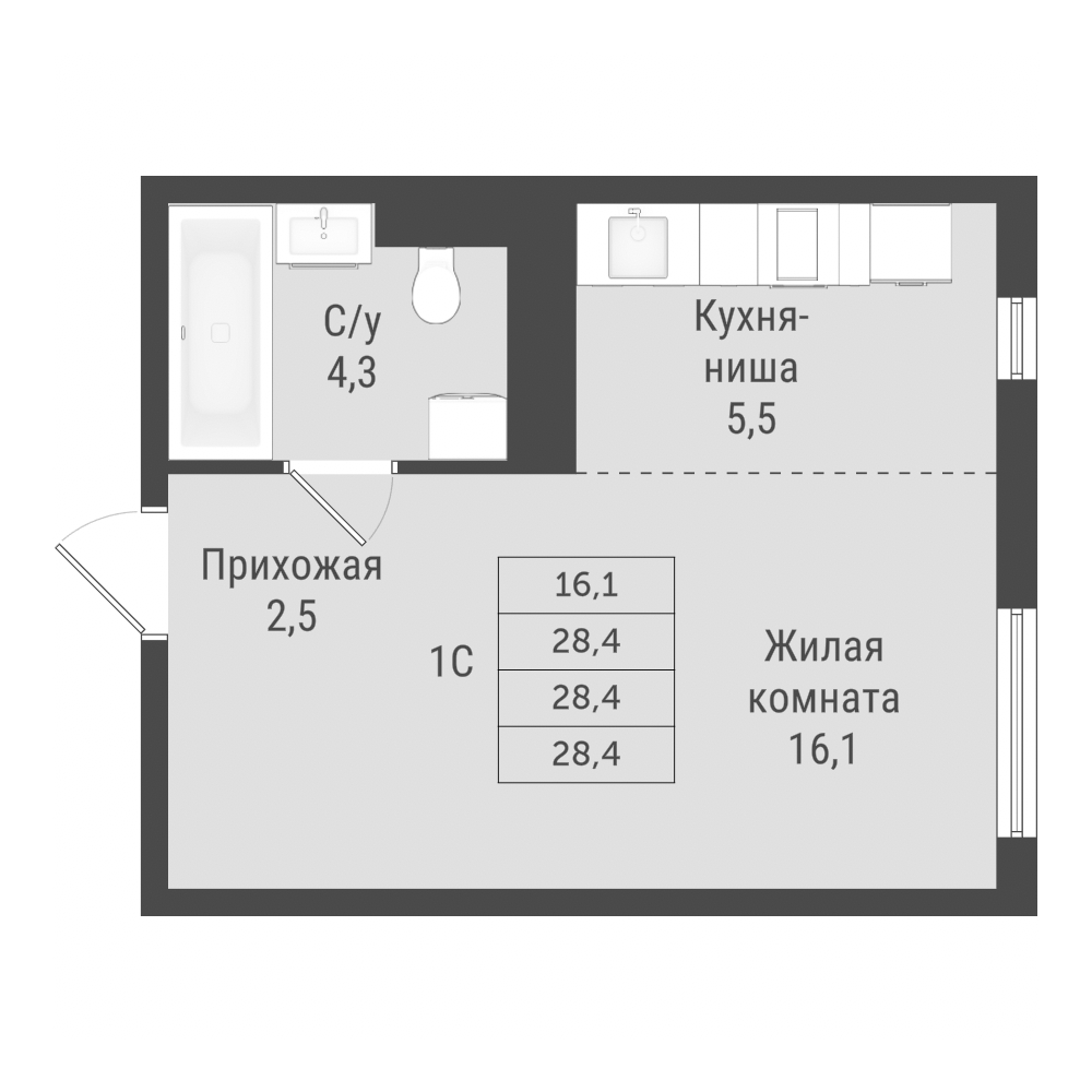Планировка №3.3.3