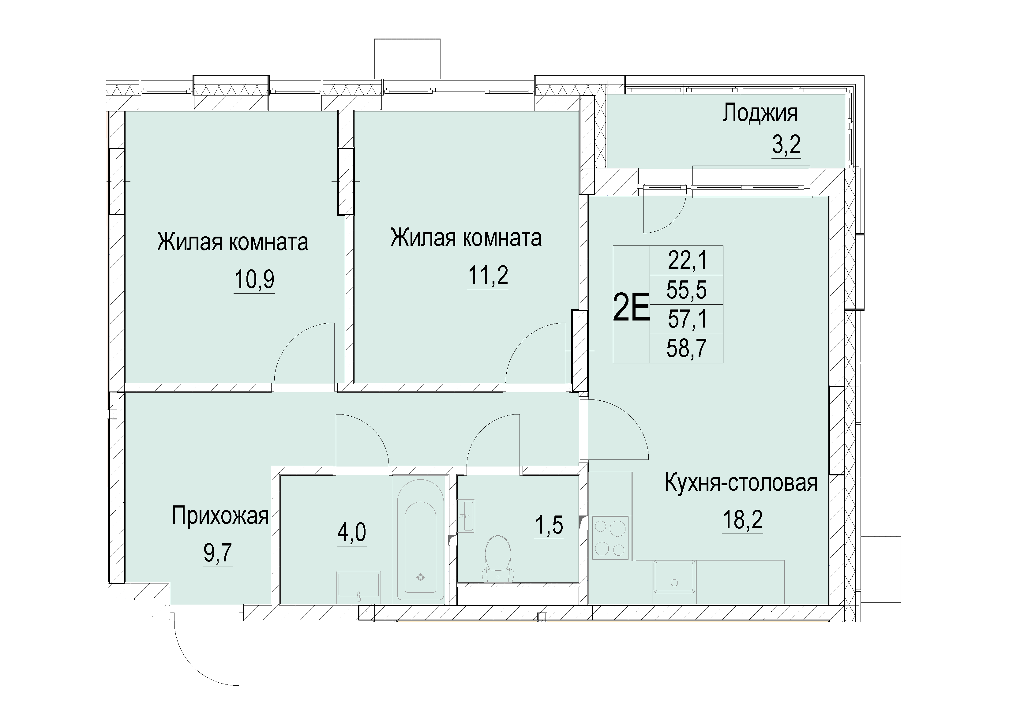 Планировка №1.2.6