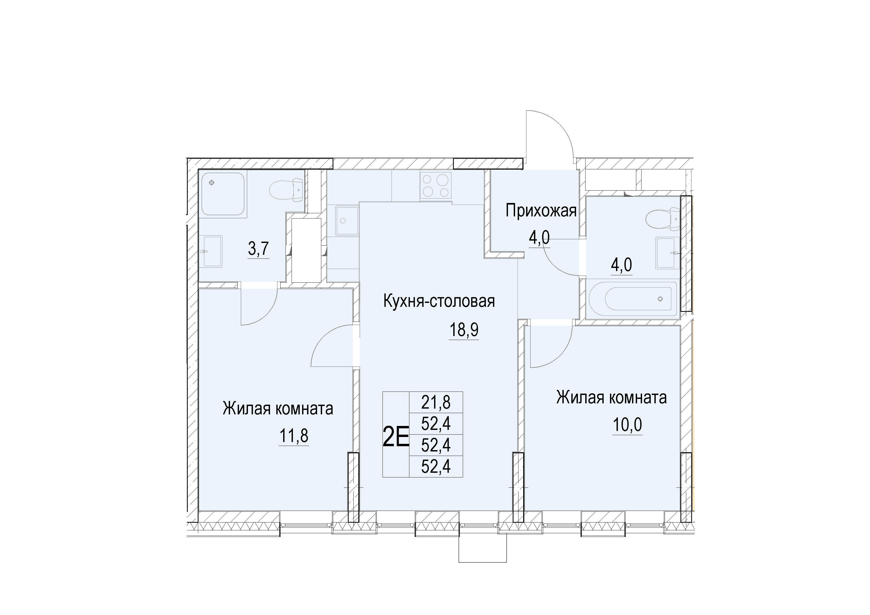 Планировка №1.3.8