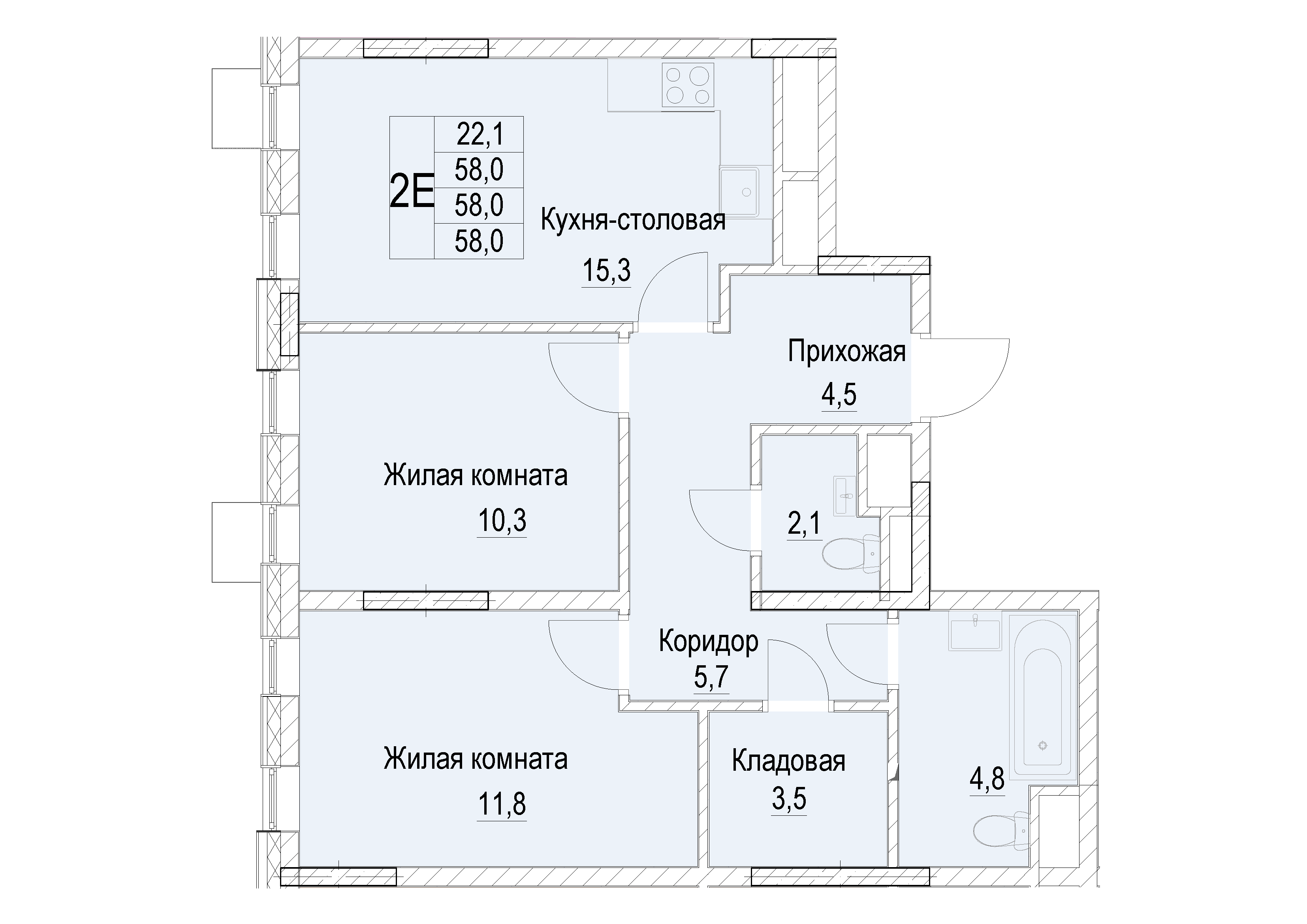 Планировка №2.2.1
